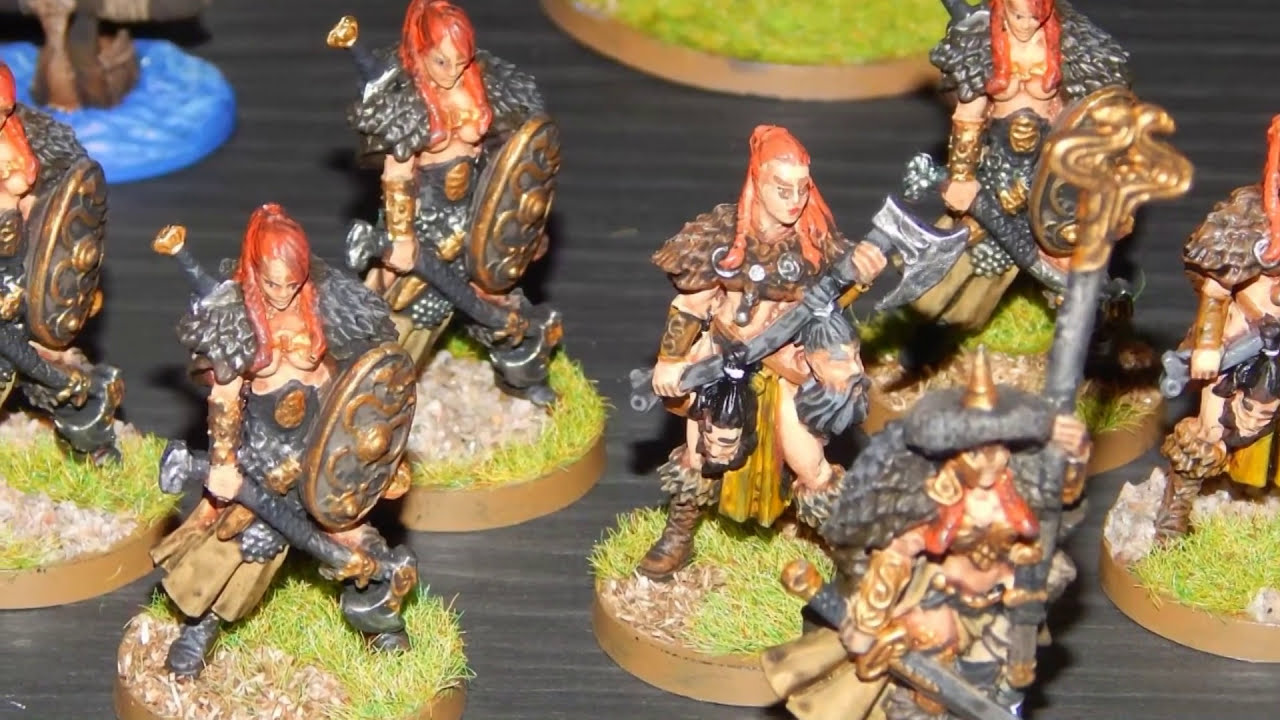 Blood Rage miniatures painting by Jocinetu