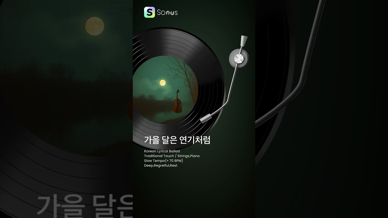 가을 달은 연기처럼