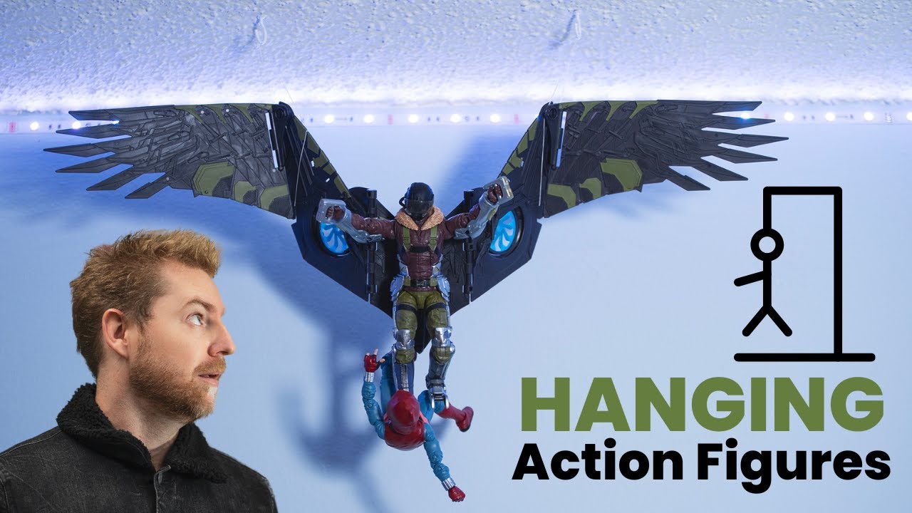 How to Hang Action Figures From Ceiling