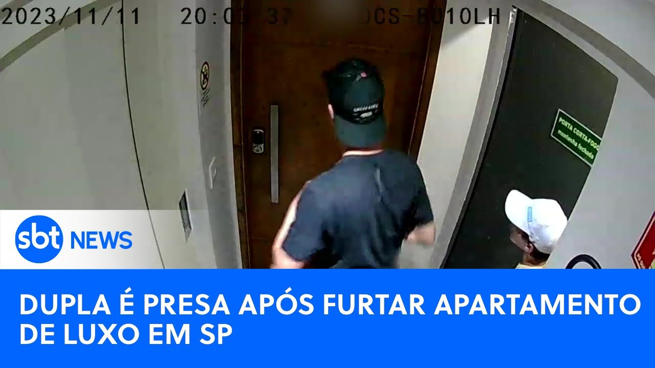 Assaltantes são presos após furtarem um apartamento de luxo na grande SP | #SBTNewsnaTV (13/11/23)