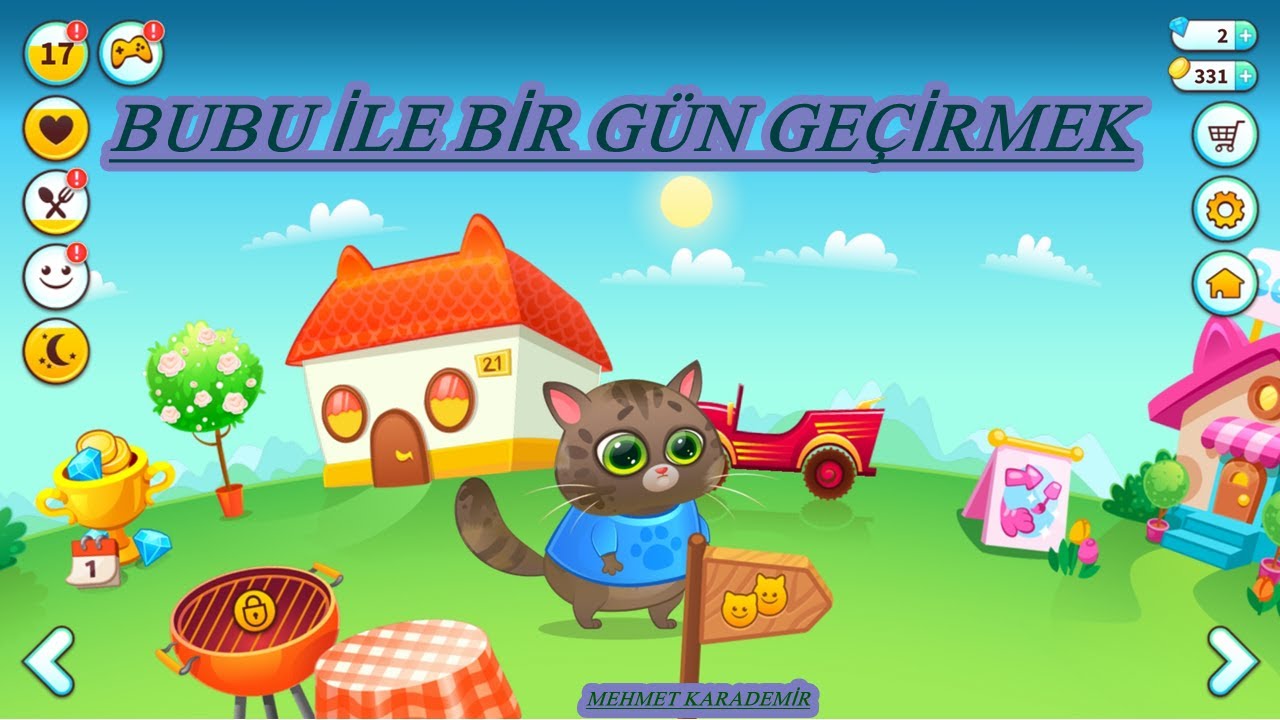 Bubu İle Bir Gün Geçirmek #Çizgifilm Tadında Yeni Oyun