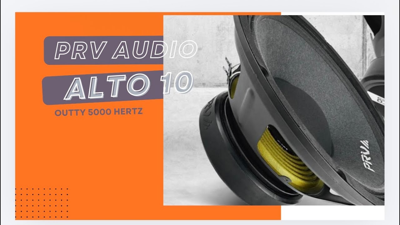 #prvaudio Alto 10 inch Speakers 