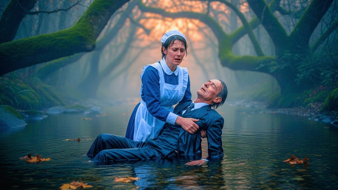 LA NUEVA EMPLEADA SALVA AL MILLONARIO MORIBUNDO QUE FUE ARROJADO AL ARROLLO PARA MORIR...