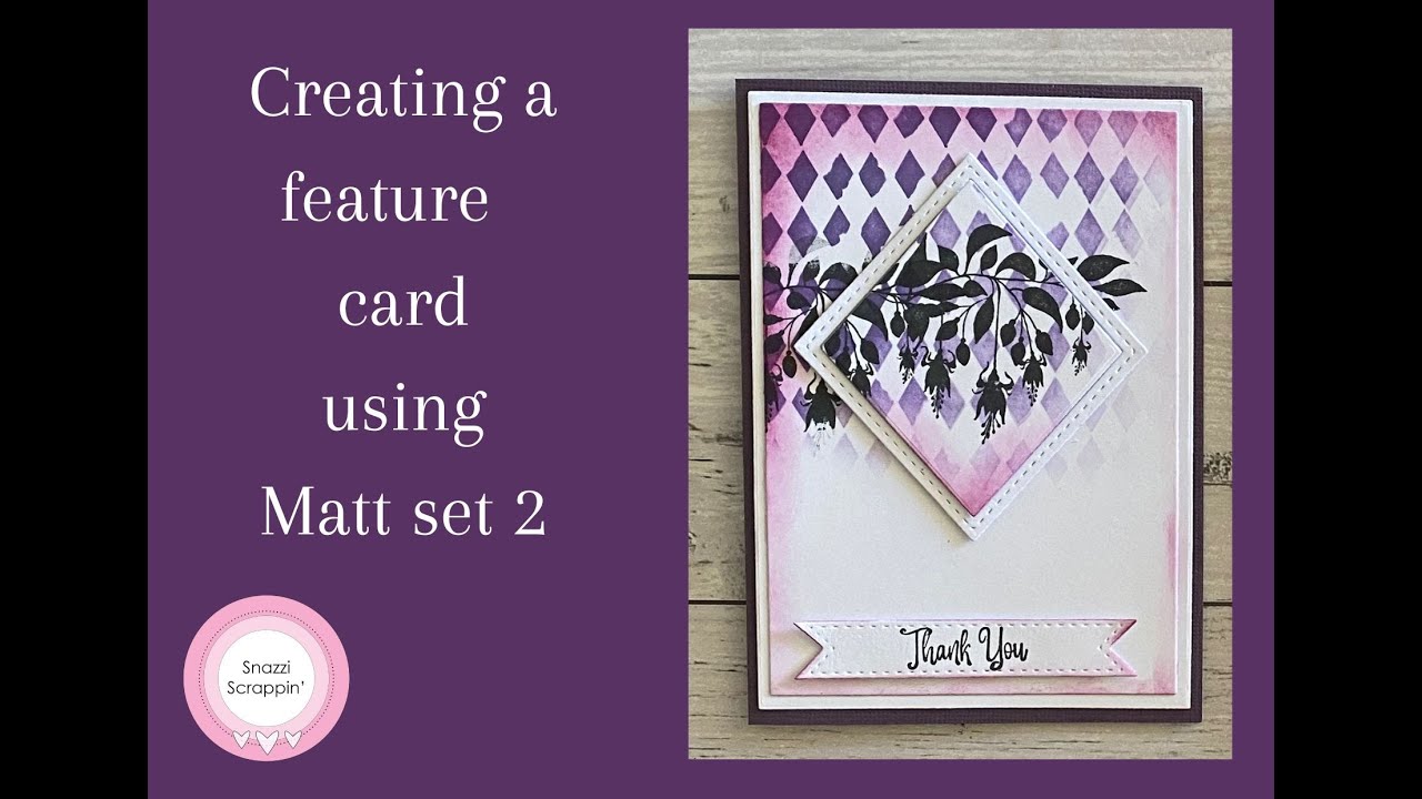 Creating a feature card using Matt set 2
