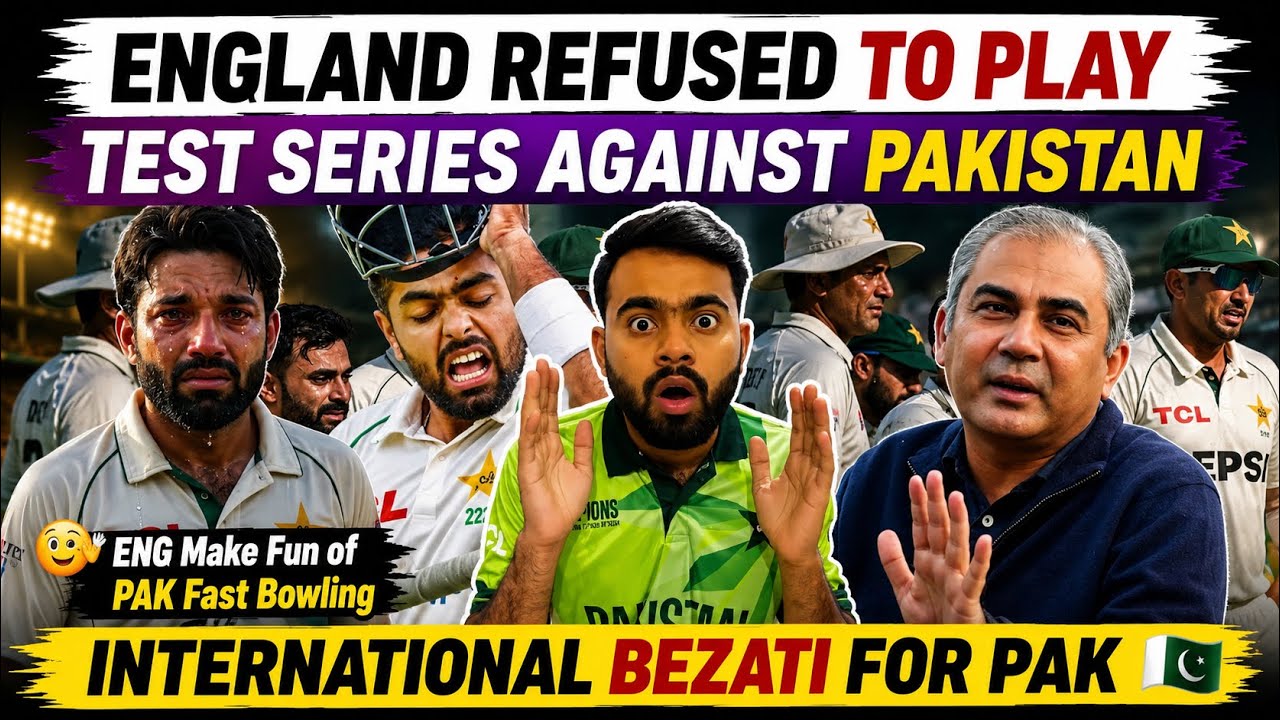 Pak Media Crying on England Refused To Play Test Series Against Pakistan | Eng Make Fun of Pak Team 