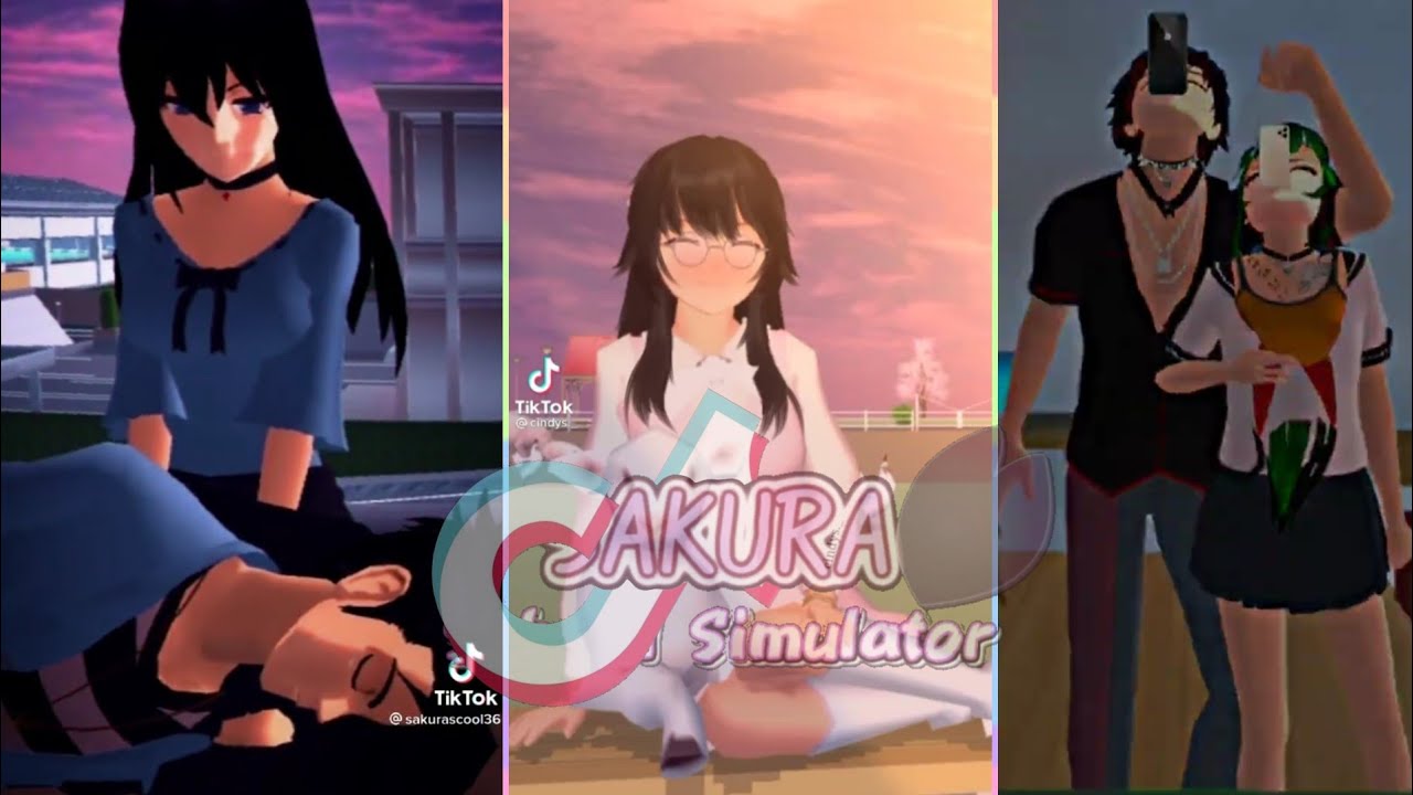 kumpulan tiktok sakura school simulator | by white cat girl | part 13 |