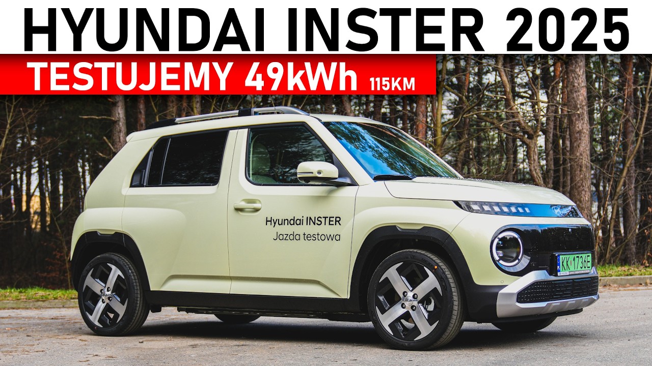 Hyundai INSTER 2025 - 115KM Elektryczna Rewolucja: Design, Przestrzeń i Komfort w Jednym!