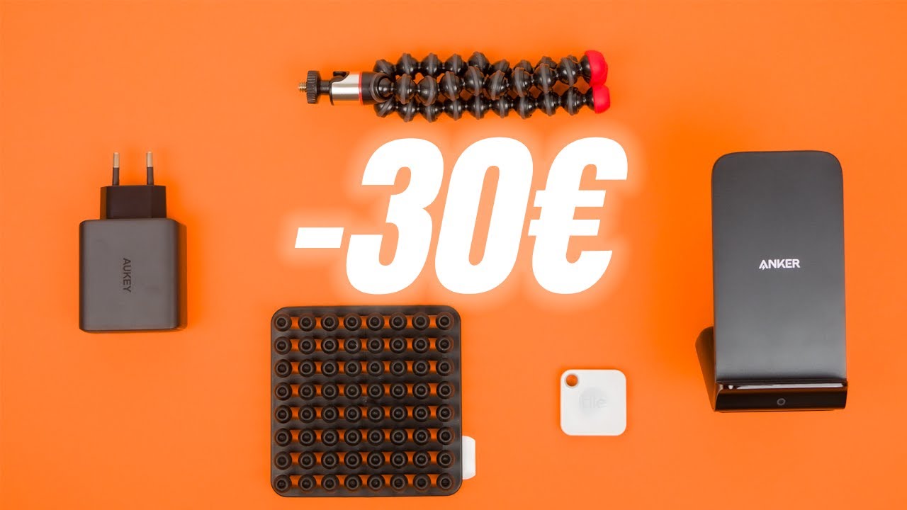 5 PRODUITS HIGH-TECH A MOINS DE 30€ !
