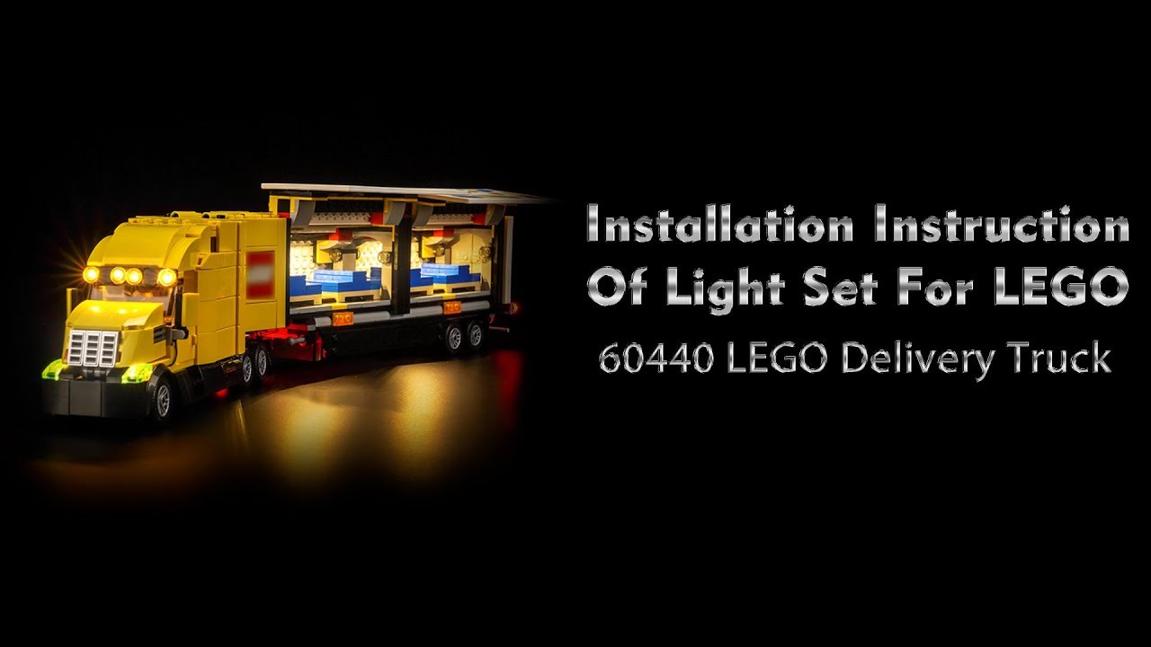Installation Instruction Of Light Set For LEGO 60440 LEGO Delivery Truck.