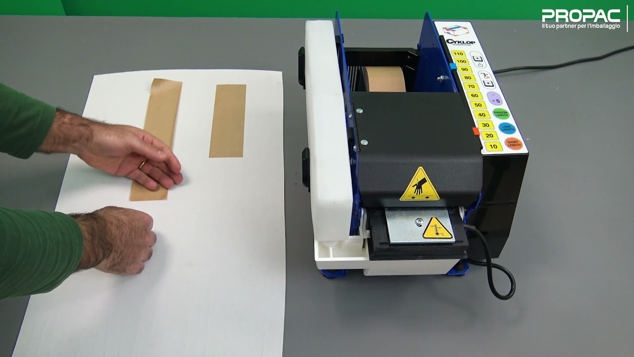 Umettatrice elettronica per carta gommata