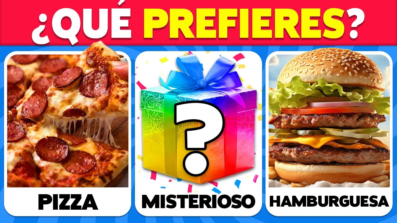 &iquest;Qu&eacute; PREFIERES? Caja Misteriosa - Snacks y Comida Chatarra 🎁🍟