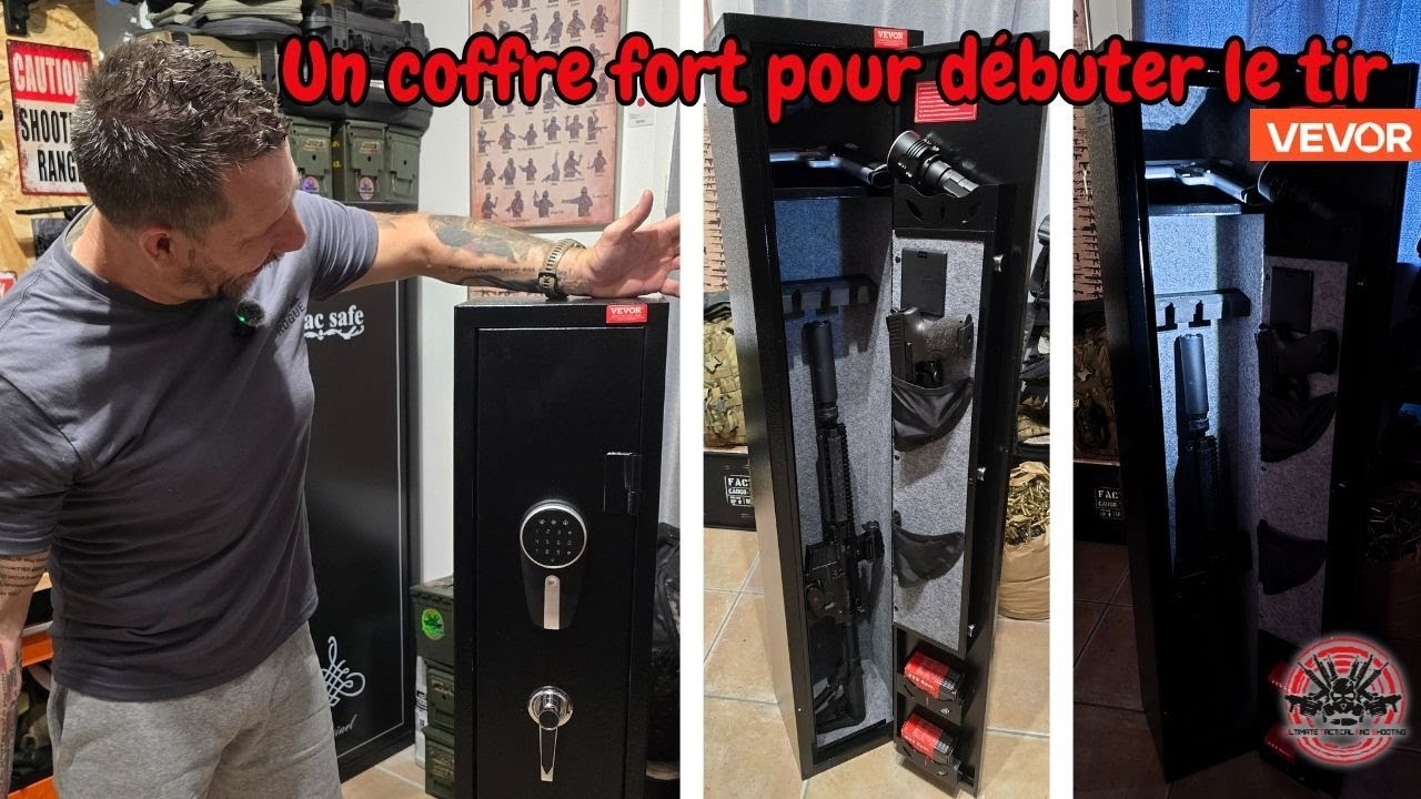 Un coffre fort pour débuter le tir (Vevor)