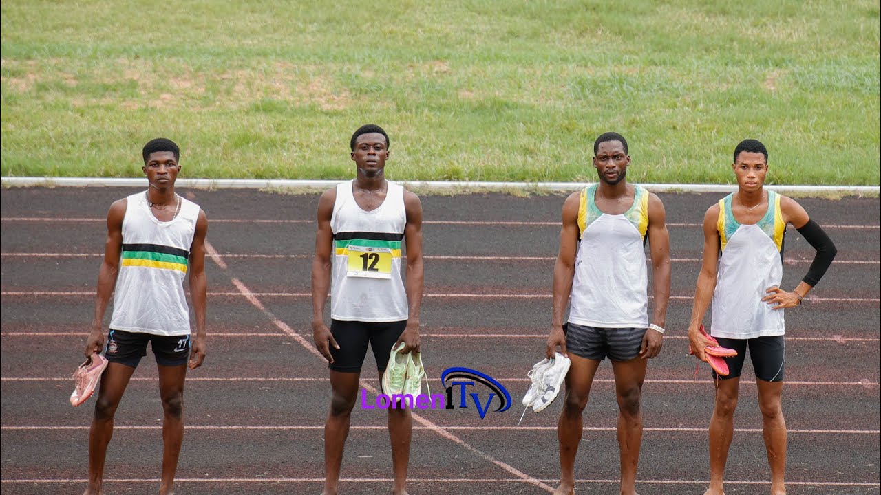 Team Ashanti wins U20 boys 4x400m final. 3:15.54sec. Kumasi relay open championship 2026.