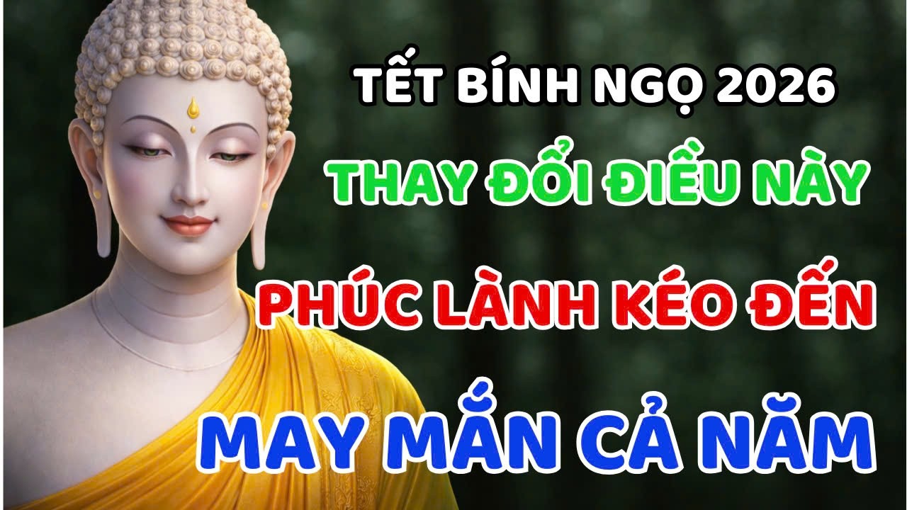 Tết Bính Ngọ 2026 – Thay Đổi Điều Này, Phúc Lành Kéo Đến , May Mắn Cả Năm | Phật Pháp Tỉnh Thức