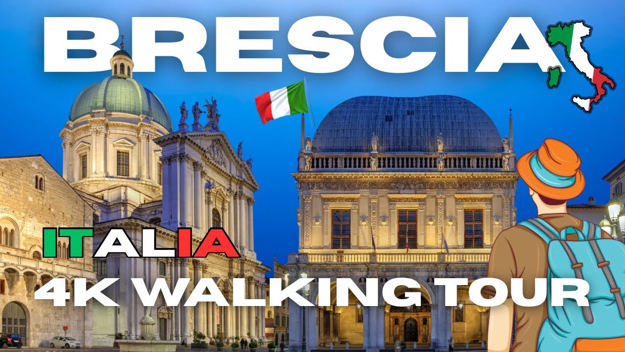 Brescia 🇮🇹 City Centre Walking Tour 4K Adventure | Exploring Historic City |