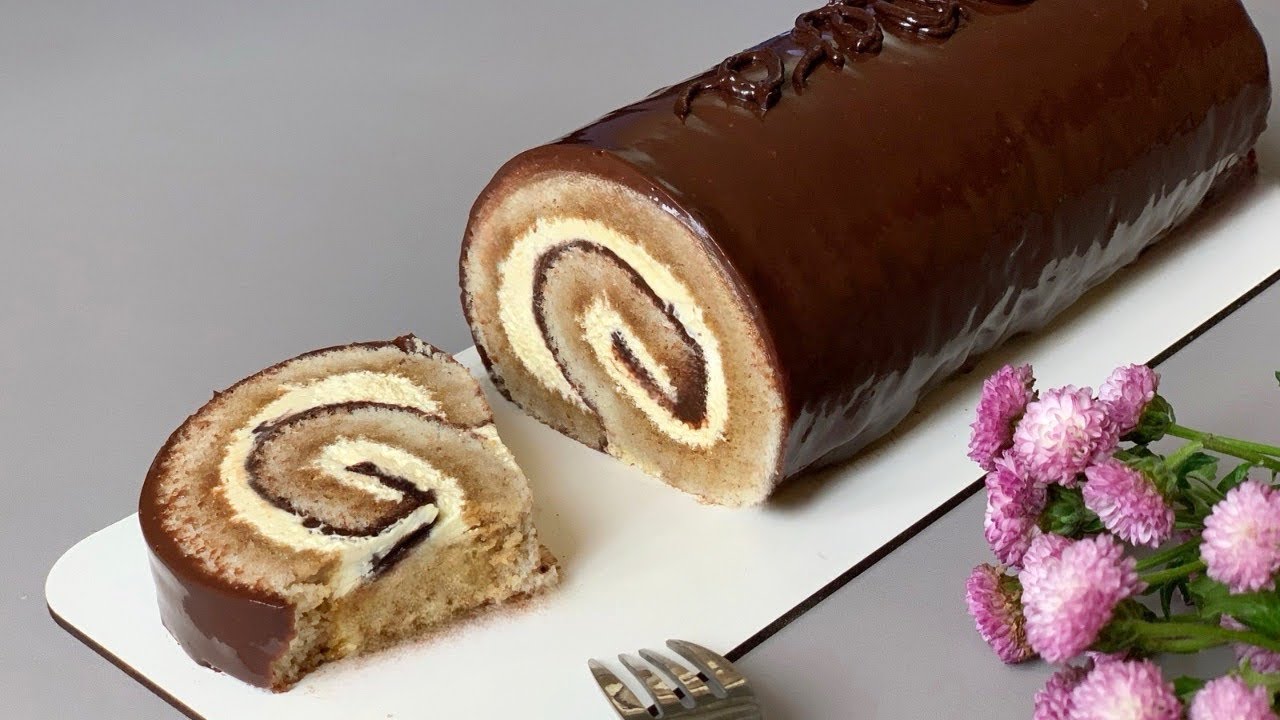 Elegant Opera Cake Roll | Classic French Dessert in a Stunning Rolled Form!