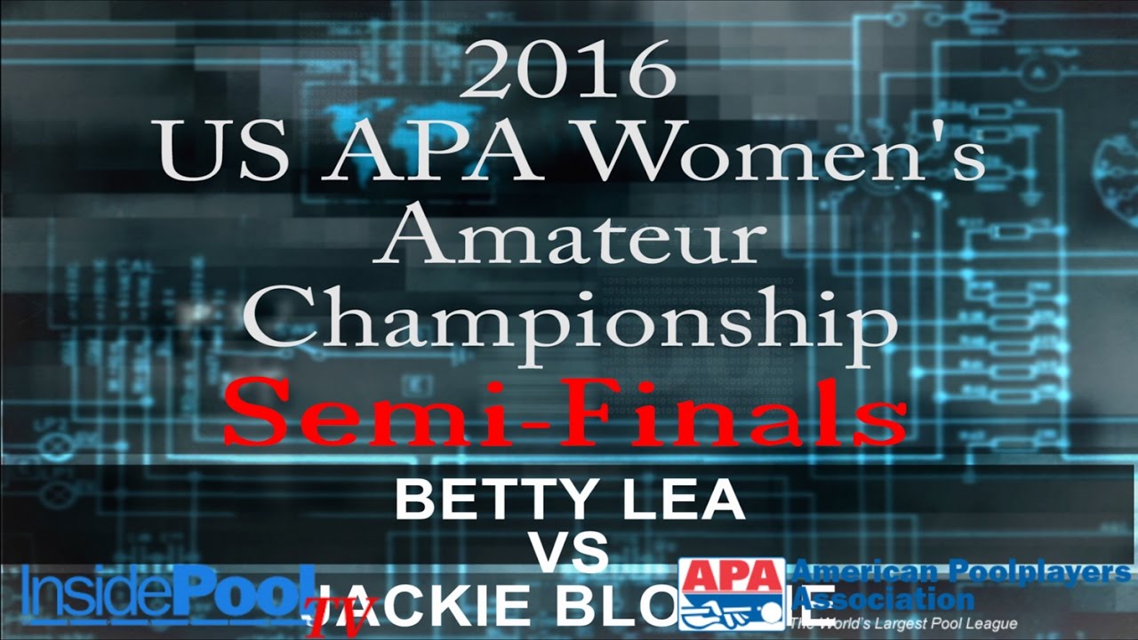 2016 U S  APA Womens Amateur Championship Betty Lea vs Jackie Blomlie