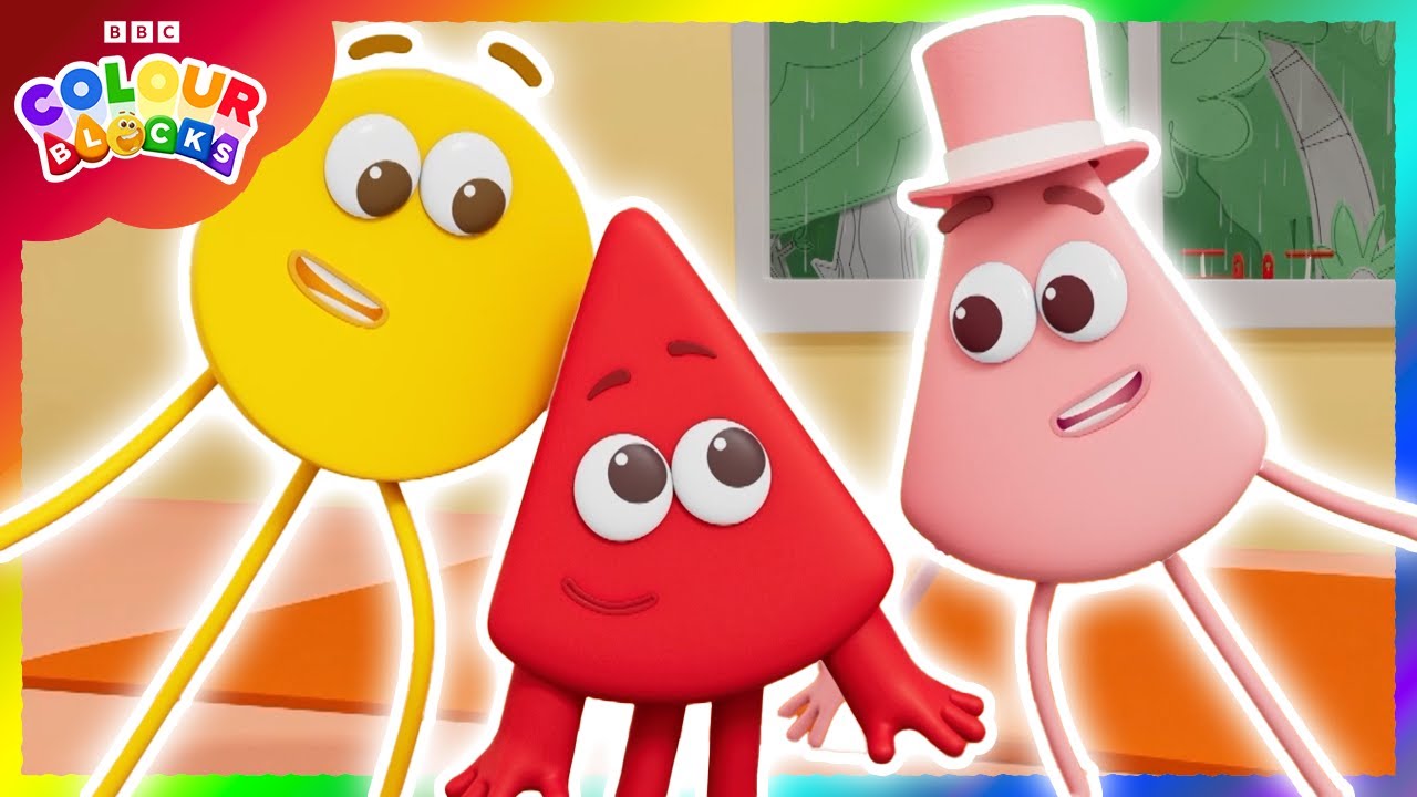¡Diversión de color para preescolares! 🎨✏️ | Niños aprenden colores | Colourblocks