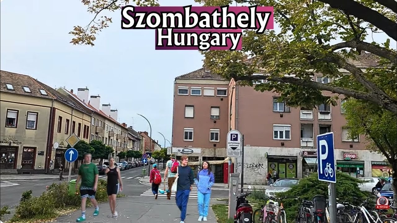 Szombathely - Walking in Hungary | Szombathely City Streets Walk 4K