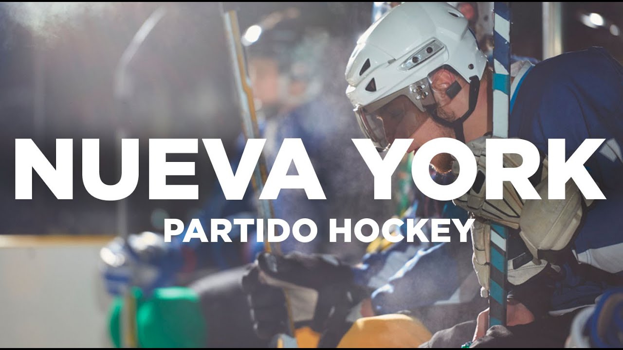 Partido de Hockey en Madison Square Garden. Nueva york