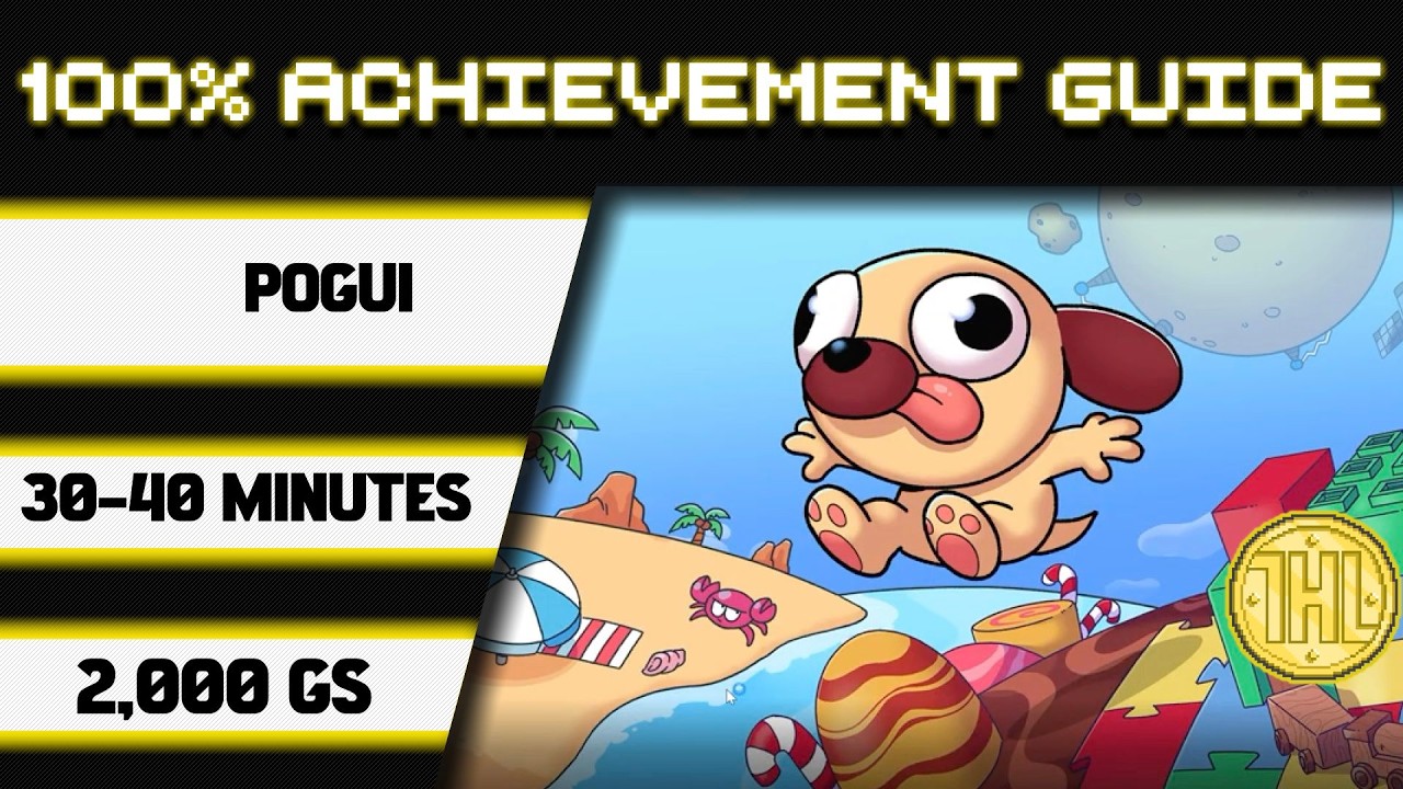 Pogui 100% Achievement Walkthrough * 2000GS in 30-40 Minutes *