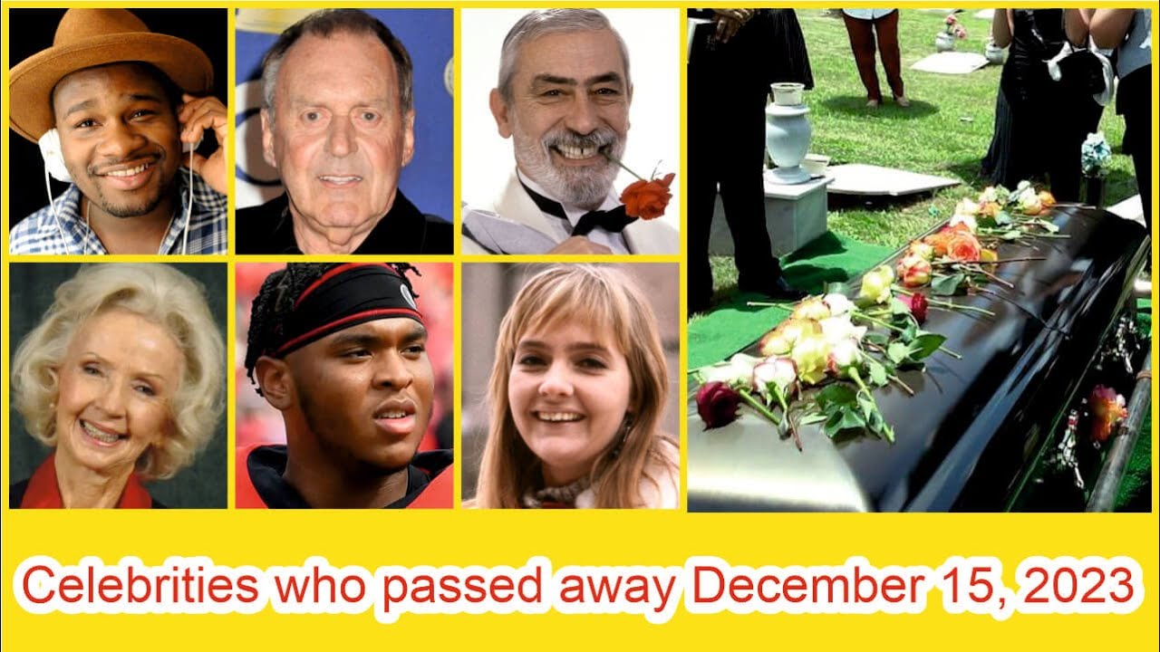 Celebrities who passed away January 15, 2023. R.I.P.