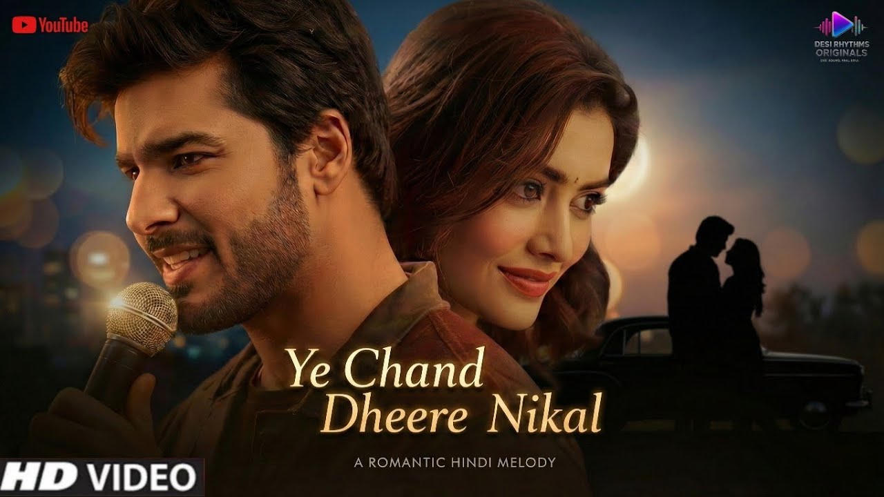 Ye Chand Dheere Nikla | A Romantic Hindi Melody | Arijt Singh Style | 90s Music #arijitsingh #love 