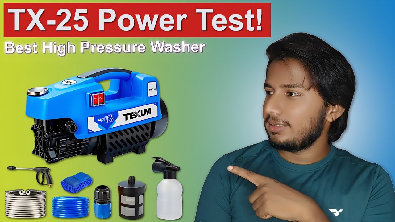 TX-25 High Pressure Washer Full Review & Unboxing – Best Budget Car/Bike Cleaner?