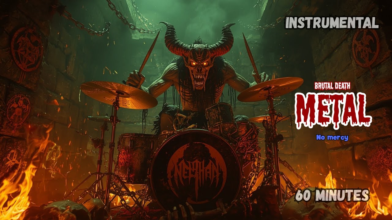 1 HOUR OF BRUTAL DEATH METAL – EXTREME RELENTLESS INSTRUMENTAL HEADBANGING MUSIC