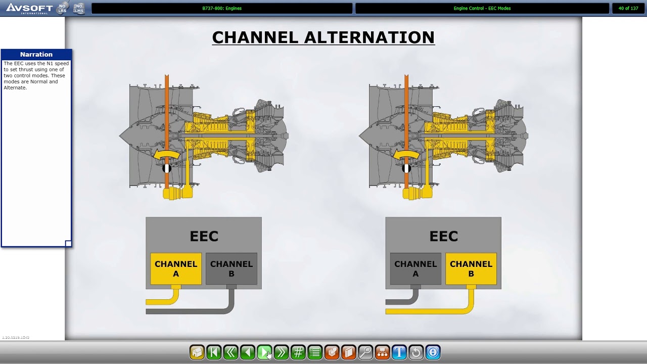 Boeing 737-800 CBT (Computer Based Training) | Engines
