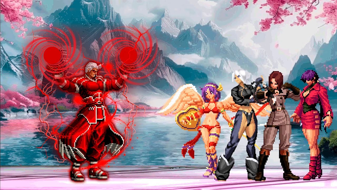 [KOF Mugen] Zero Blood vs Girls Team