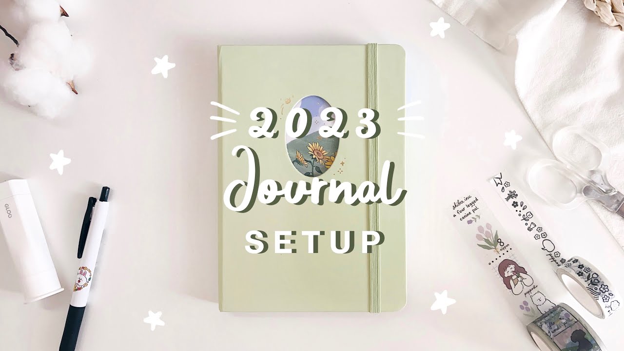 🌻 starting a new journal // my 2023 journal setup