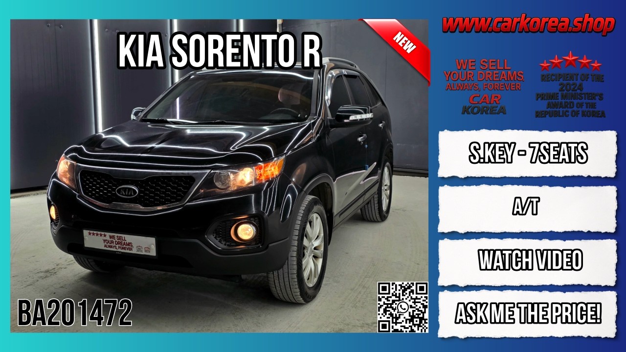 KIA SORENTO R BA201472 #carkorea #costarica #guatemala #albania #kosovo #rwanda #koreacar #korea