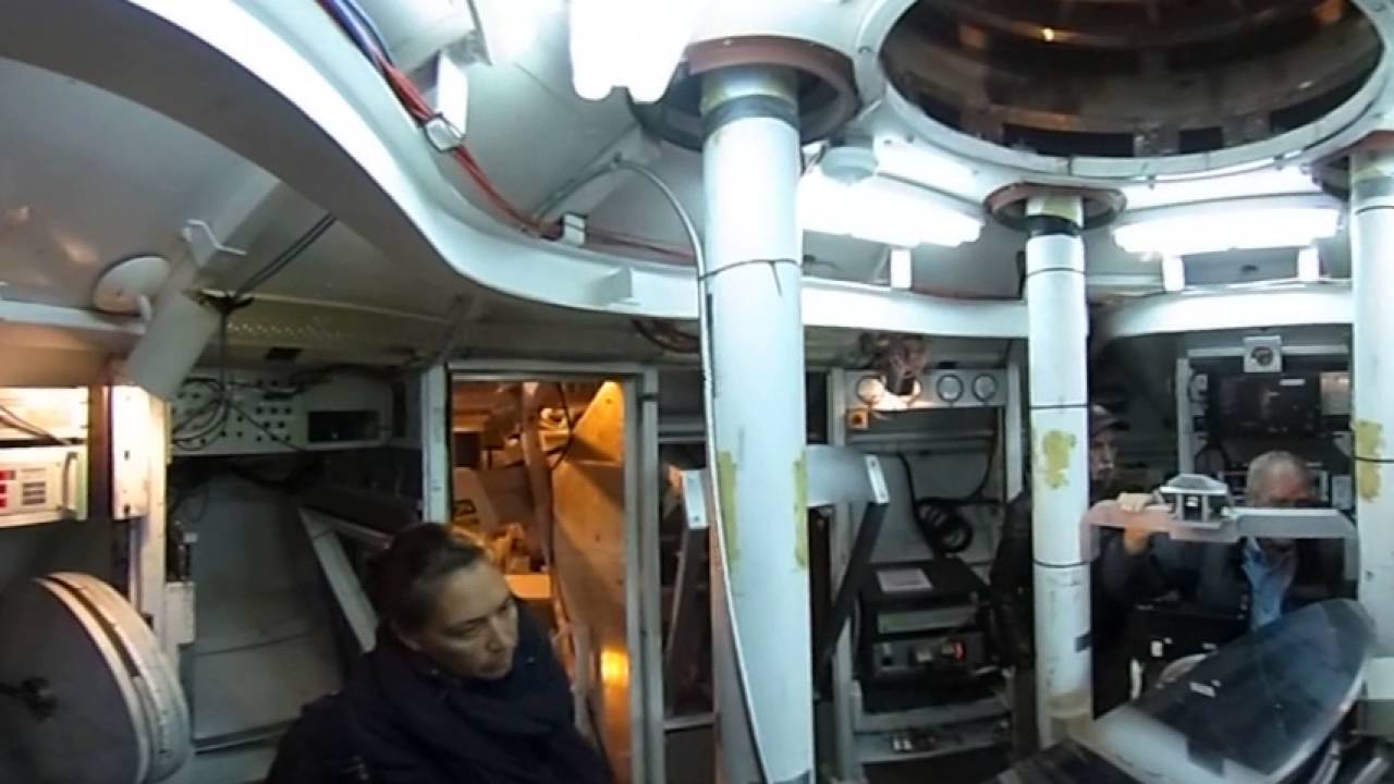 JCMT inside the telescope - Receivers