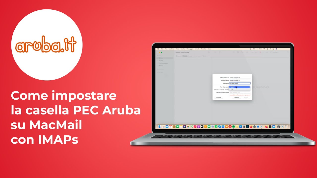 Come configurare la casella PEC Aruba su Mail per Mac con IMAP