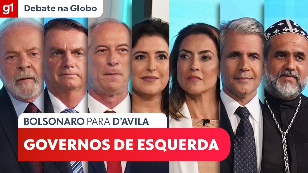 Bolsonaro (PL) pergunta para Felipe D'Avila (Novo) sobre governos de esquerda #DebateNaGlobo