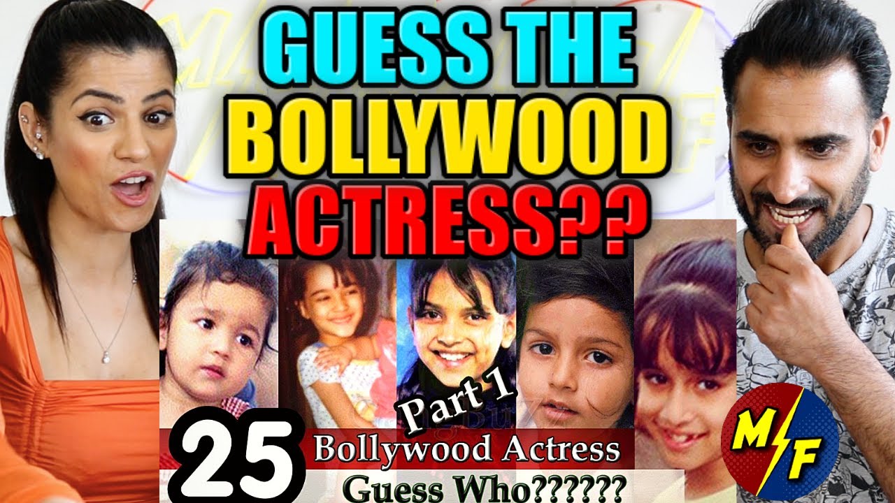 GUESS THE BOLLYWOOD ACTRESS From Childhood Pictures | Quiz and REACTION!! | How many did you get?