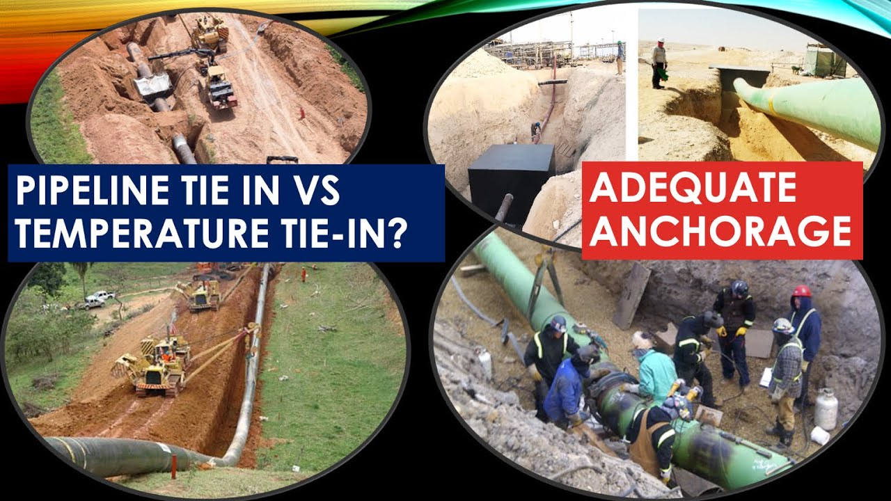 WHAT IS PIPELINE TIE-IN VS TEMPERATURE TIE-IN?? WHAT IS ADEQUATE ANCHORAGE??