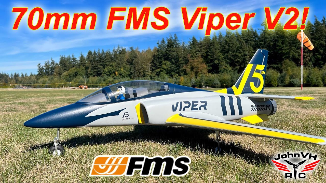 Second look!15th Anniversary FMS Viper 70mm V2 FUN FLIGHT!  @fmsmodelRC