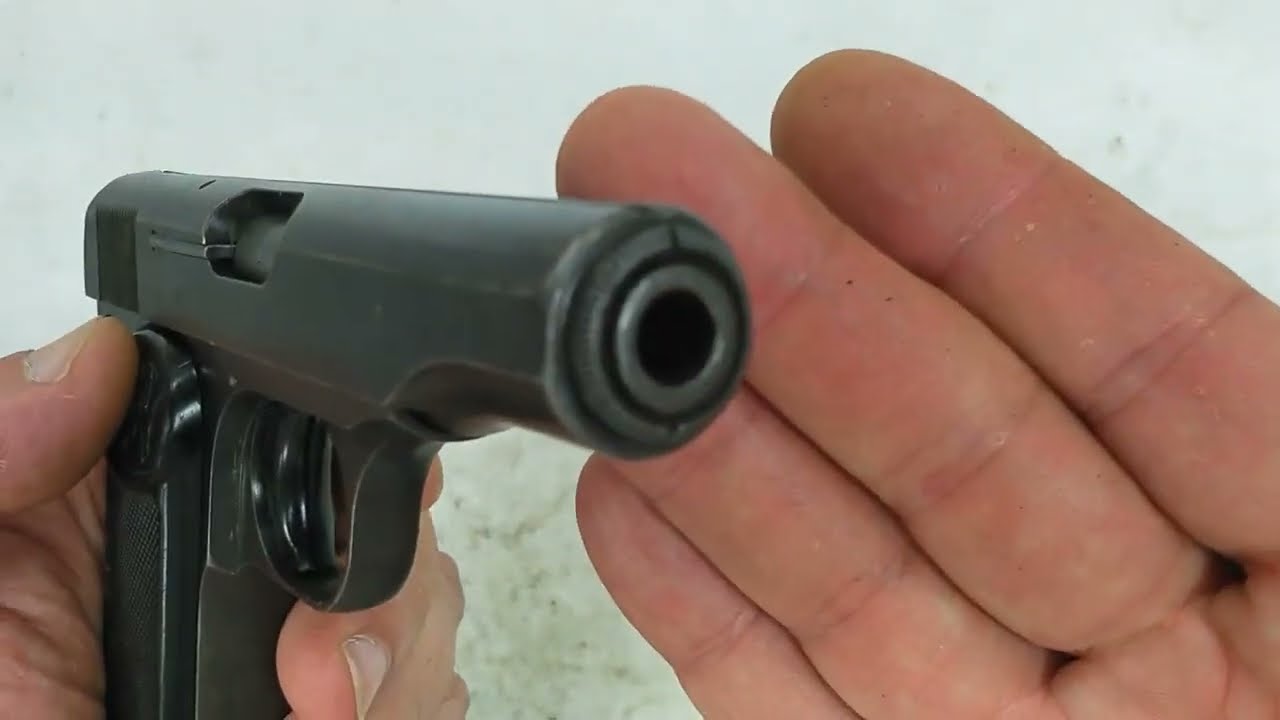 How to Disassemble the FN Browning 1910 (Noveau Modèle), 7,65 mm Browning (7,65x17 mmSR/.32 Auto)