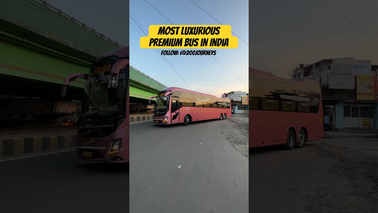 MOST LUXURIOUS VOLVO BUS IN INDIA | Volvo 9600 Premium Luxury Bus😳 #Volvo #bus #luxury