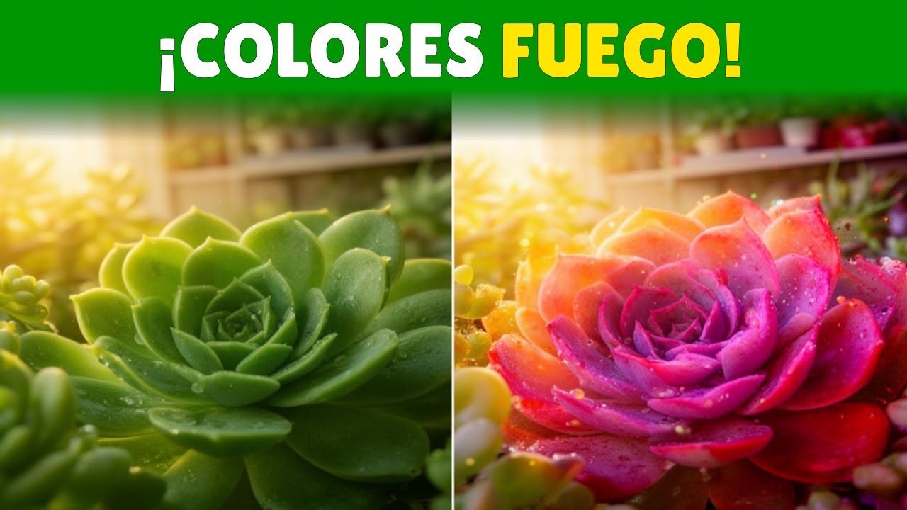 ¡Suculentas EXPLOTAN en Colores! 7 Secretos