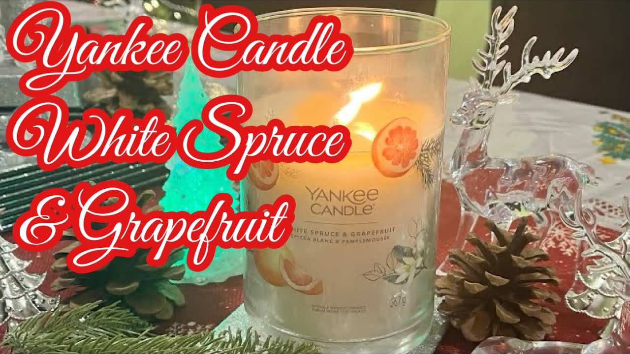 Yankee Candle White Spruce & Grapefruit Review & Chit Chat