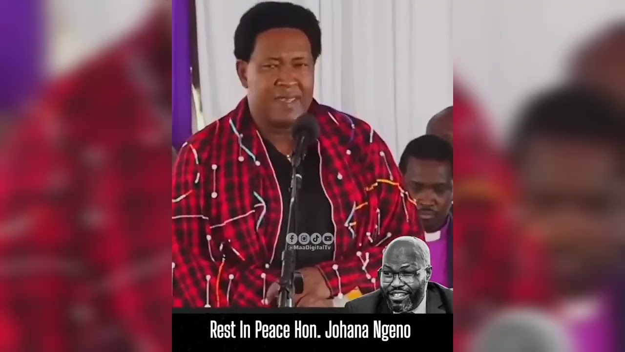Senator Ledama Olekina Emotional Speech at Hon. Johana Ngeno Burial! 