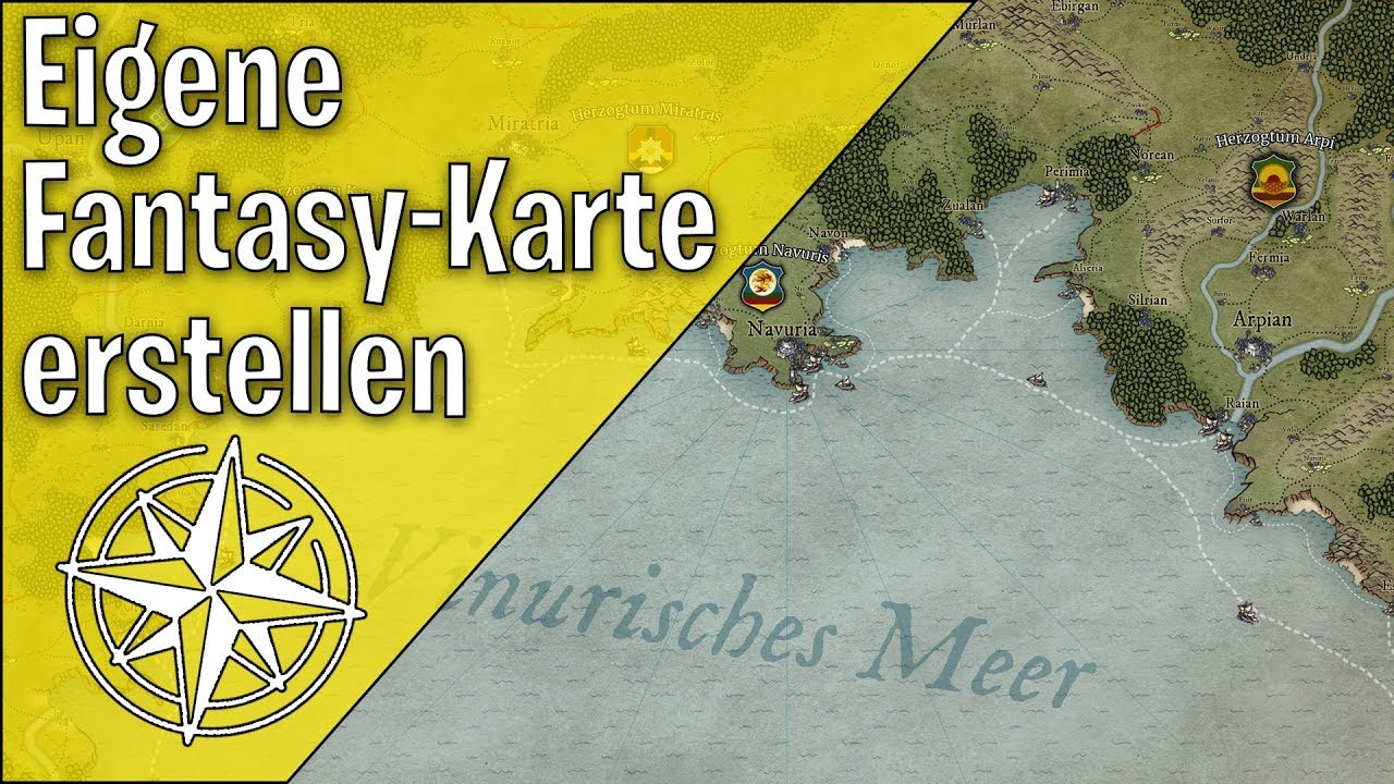 Eigene Fantasy Karte erstellen (in 10 Minuten) | Wonderdraft Tutorial #0