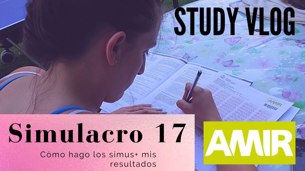 Os enseño cómo hago los simulacros #MIR. Simulacro 17 AMIR || Study vlog || Medicina con Inés