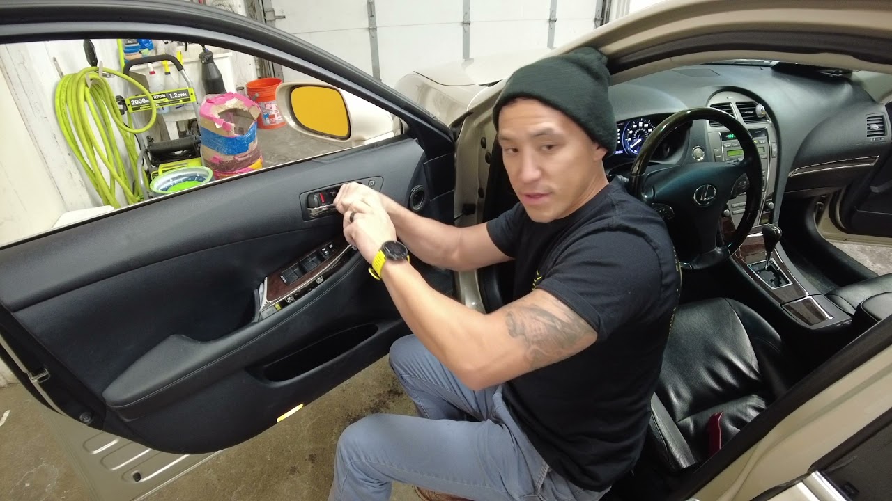 Lexus door panel removal for WINDOW TINT