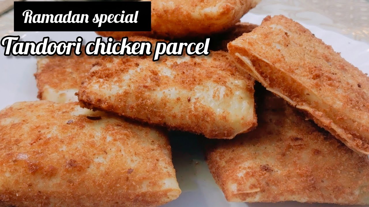 Tandoori chicken fajita parcel recipe/Ramadan special aftar recipe/Make & freeze fajita parcel 
