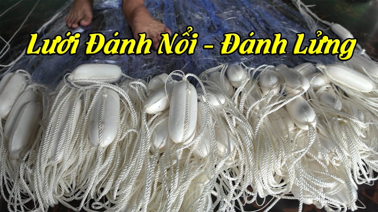 Lưới Đánh Nổi - Đánh Lửng | Cao 4m x 90m x 7cm Sợi 15 #1tr5 || luoi danh ca a trung