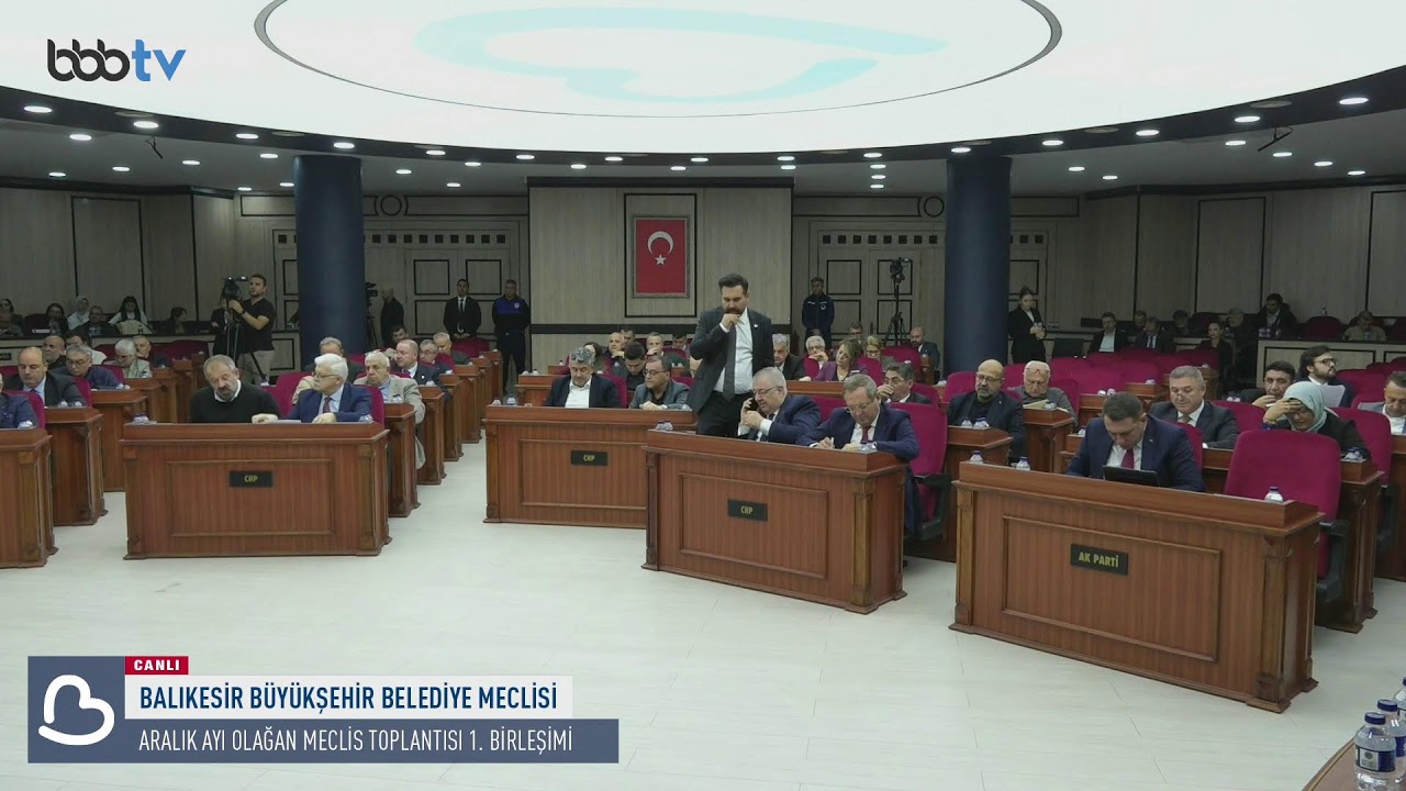 BBB Meclisi Aralık Ayı Olağan Meclis Toplantısı 1. Birleşimi